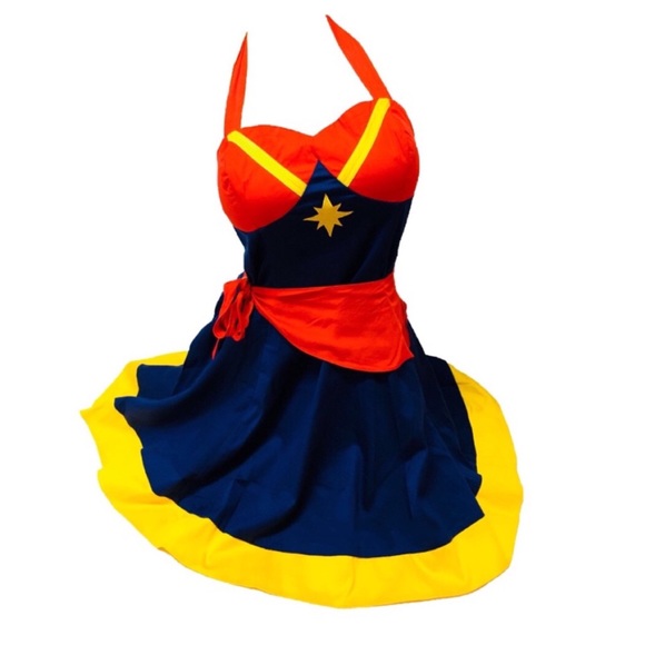 New Captain Marvel Her Universe Cosplay Dress - Picture 5 of 8